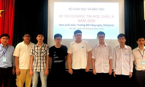 Việt Nam giành 1 HC Vàng, 4 HC Bạc Olympic Tin học Châu Á